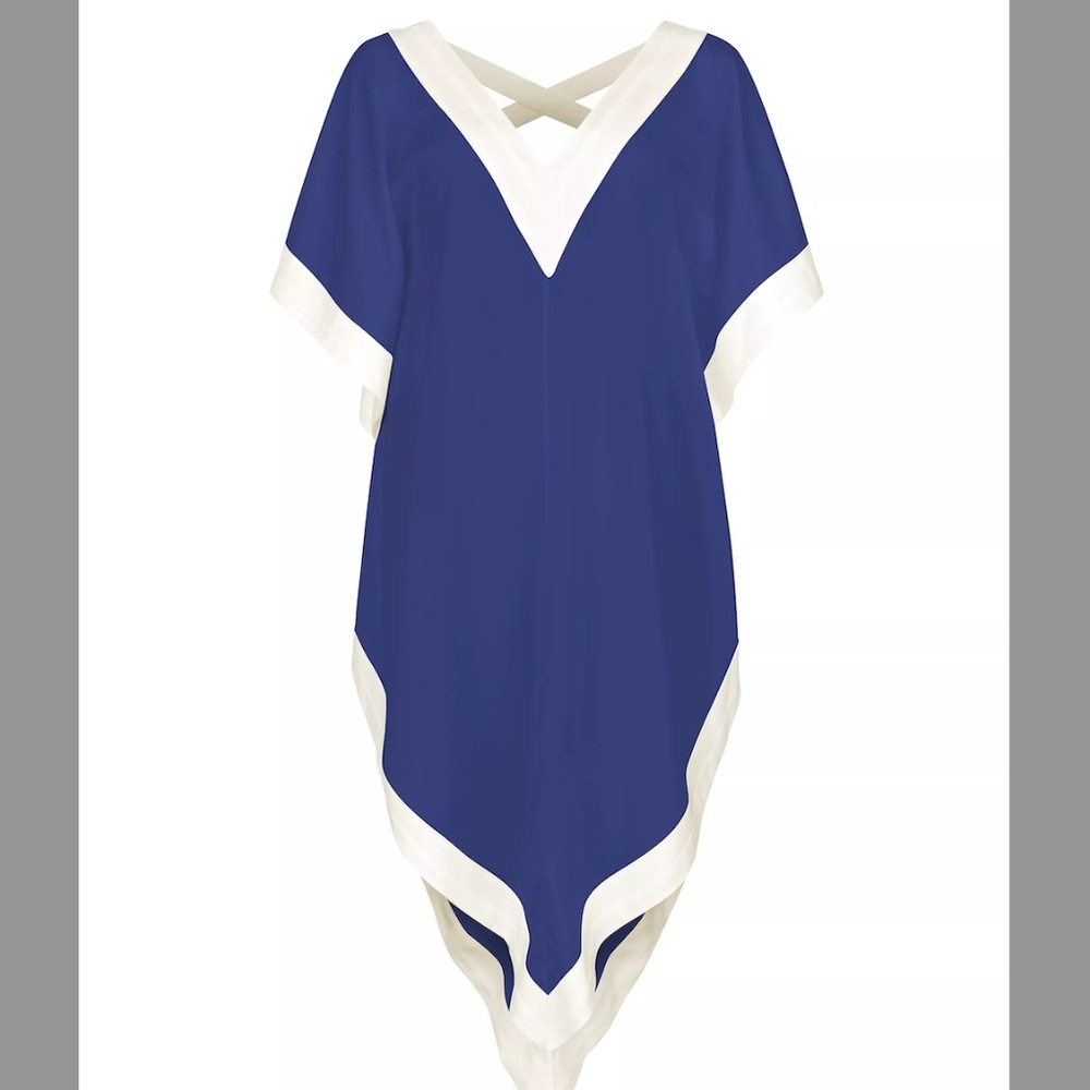 VALIMARE BANDEAU SWIMSUIT AND MATCHING COVER-UP XL    (2pc set)